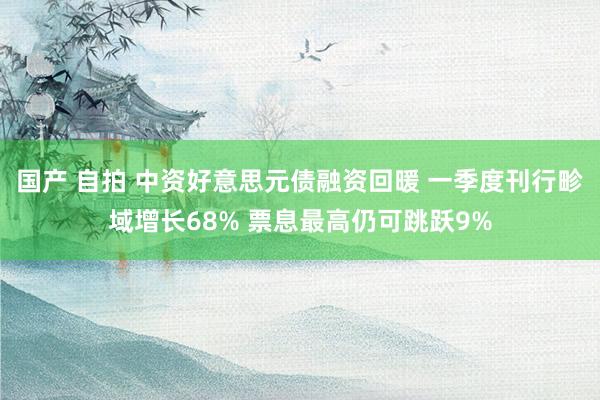 国产 自拍 中资好意思元债融资回暖 一季度刊行畛域增长68% 票息最高仍可跳跃9%